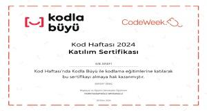 2024 Kodlama Haftası CodeWeek 2024